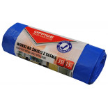 Worki na śmieci z taśmą OFFICE PRODUCTS, premium (LDHD), 35L, 15szt., niebieskie