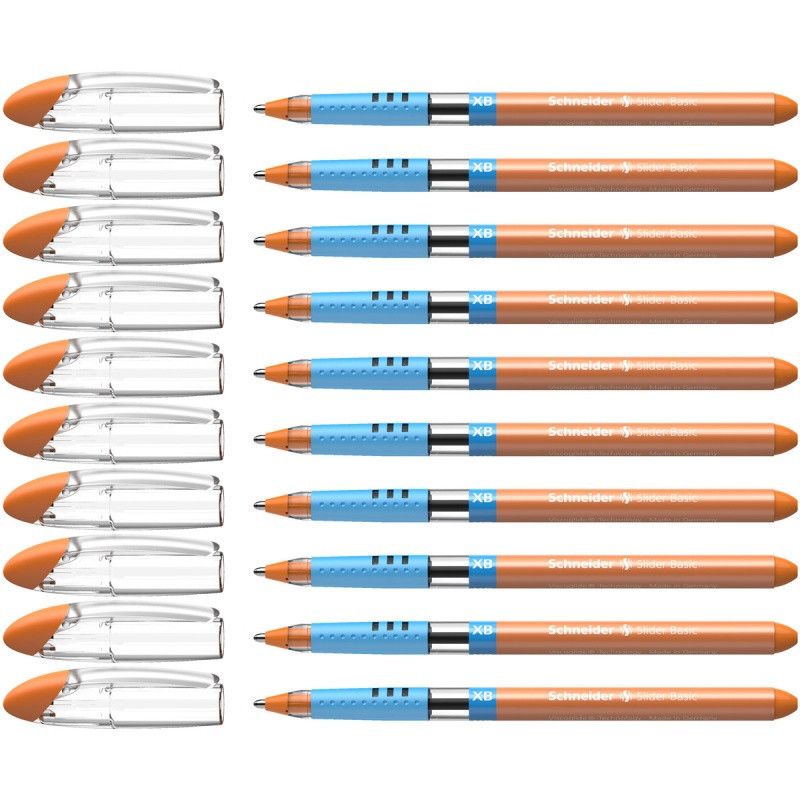 Długopis SCHNEIDER Slider Basic, XB, pomarańczowy