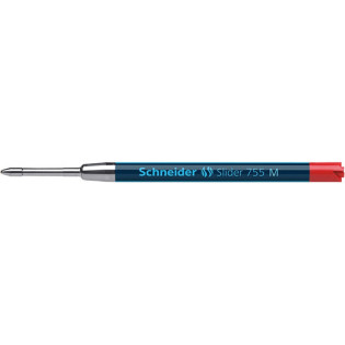 Wkład Slider 755 do długopisu SCHNEIDER , M, format G2, czerwony