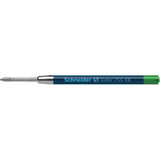 Wkład Slider 755 do długopisu SCHNEIDER , XB, format G2, zielony