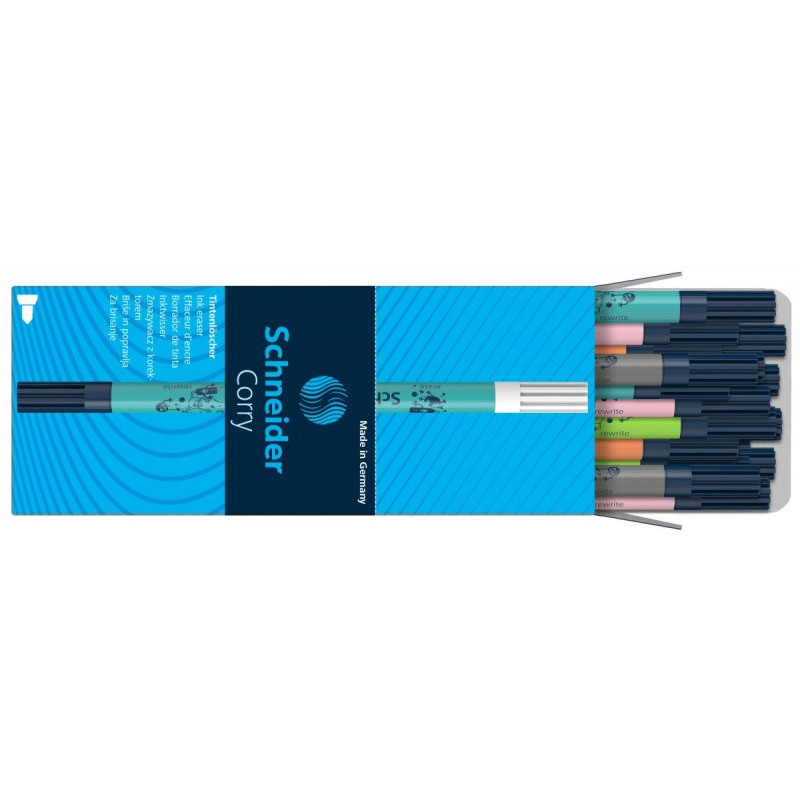 Wymazywacz do atramentu z cienkopisem SCHNEIDER Corry, mix kolorów