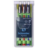 Zestaw cienkopisów SCHNEIDER Xpress, 0,8 mm, 3 szt., miks kolorów