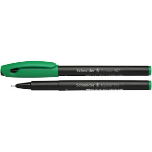 Cienkopis SCHNEIDER Topliner 967, 0,4 mm, zielony