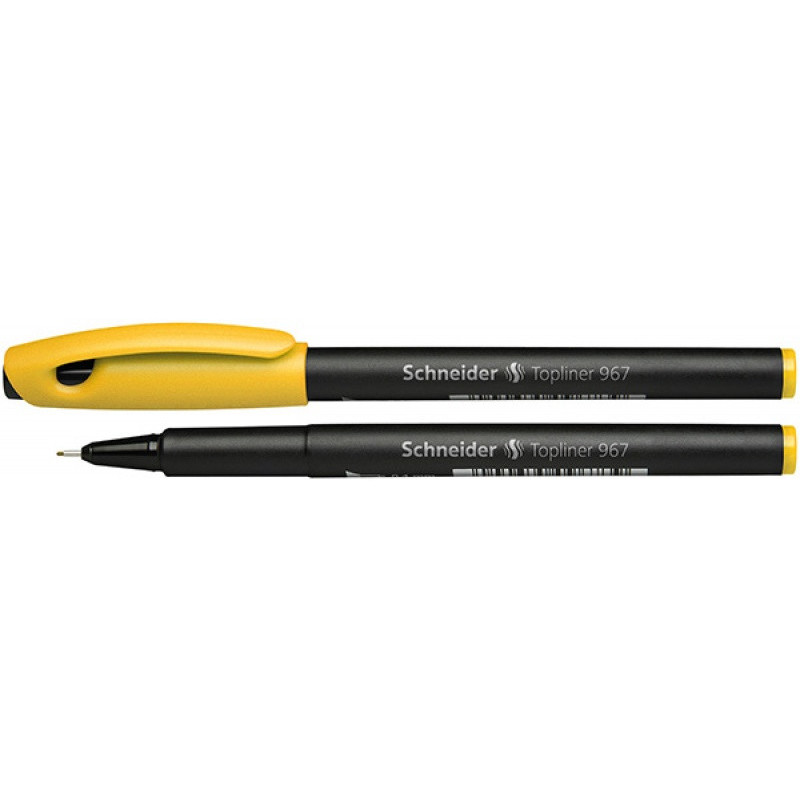 Cienkopis SCHNEIDER Topliner 967, 0,4 mm, żółty