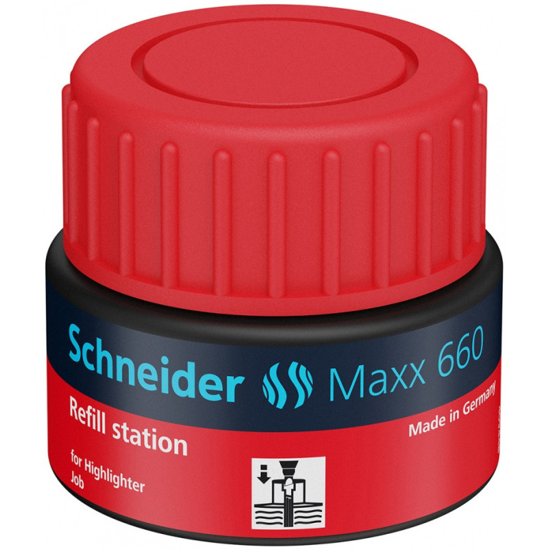 Stacja uzupełniająca SCHNEIDER Maxx 660, 30 ml, czerwony