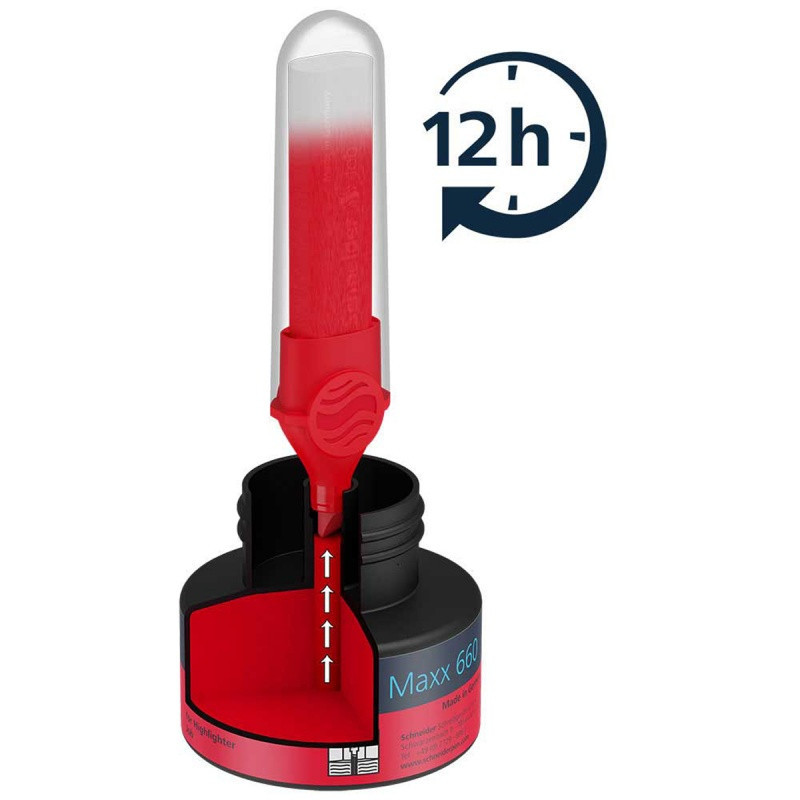 Stacja uzupełniająca SCHNEIDER Maxx 660, 30 ml, czerwony