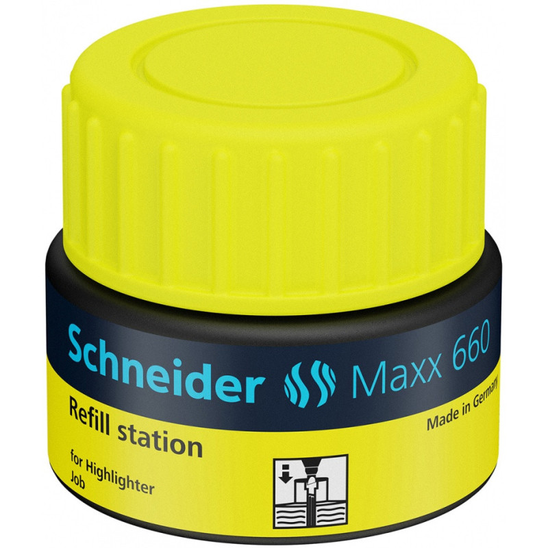 Stacja uzupełniająca SCHNEIDER Maxx 660, 30 ml, żółty