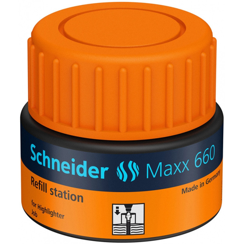 Stacja uzupełniająca SCHNEIDER Maxx 660, 30 ml, pomarańczowy