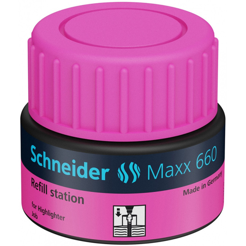 Stacja uzupełniająca SCHNEIDER Maxx 660, 30 ml, różowy