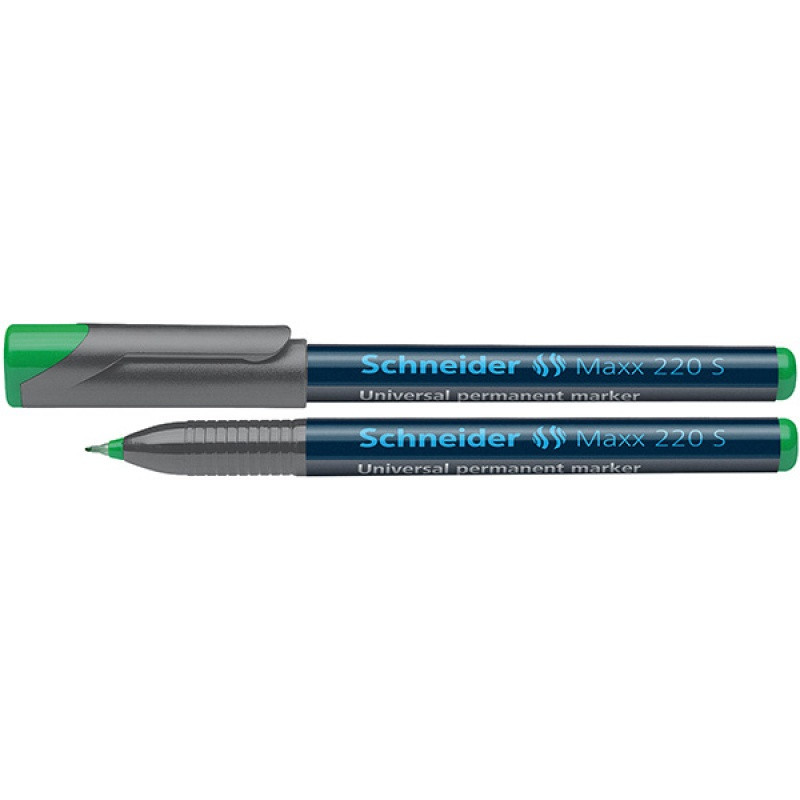Foliopis permanentny SCHNEIDER Maxx 220 S, 0,4mm, zielony