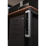 Listwa zasilająca BRENNENSTUHL Premium, 4 gniazda, zaczep, 1, 8m, z wył., czarna