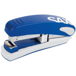 Zszywacz SAXDesign 539, zszywa do 30 kartek, na płasko, niebieski