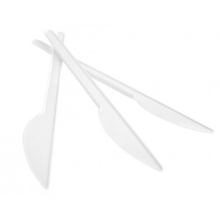 Nóż plastikowy OFFICE PRODUCTS, 17cm, 100szt., biały