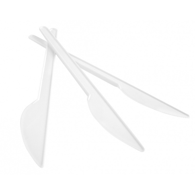 Nóż plastikowy OFFICE PRODUCTS, 17cm, 100szt., biały