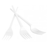 Widelec plastikowy OFFICE PRODUCTS, 17cm, 100szt., biały