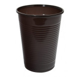 Kubek plastikowy OFFICE PRODUCTS, termiczny, 200ml, 100 szt., brązowy