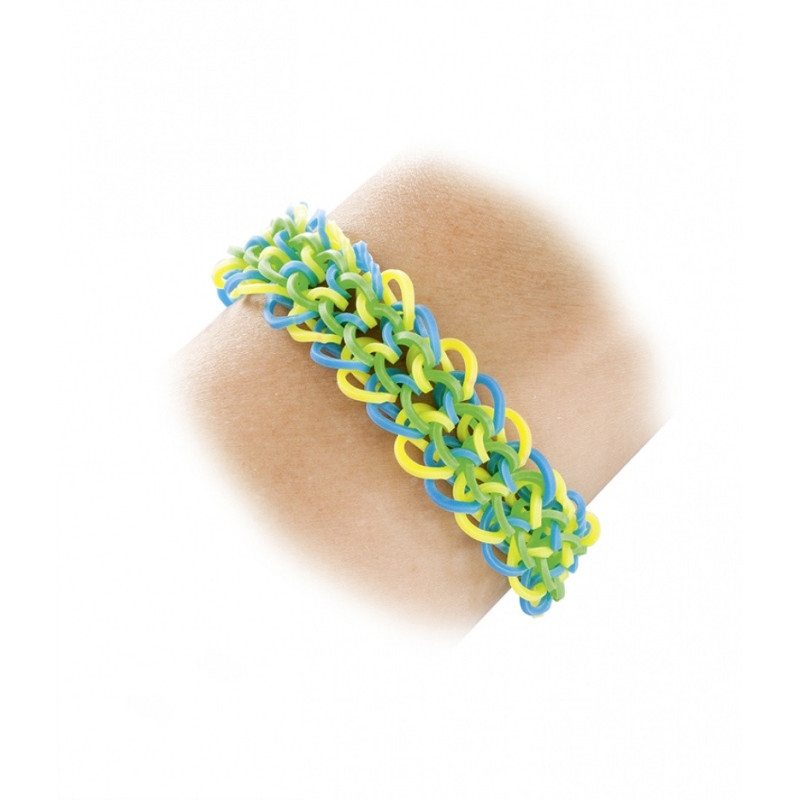 Gumki RUBBER LOOPS, ósemki, 500szt., mix kolorów