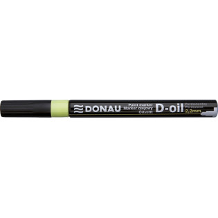 Marker olejowy DONAU D-Oil, okrągły, 2,2mm, żółty