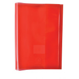 Okładka na zeszyt GIMBOO, krystaliczna, A5, 150mikr., czerwona