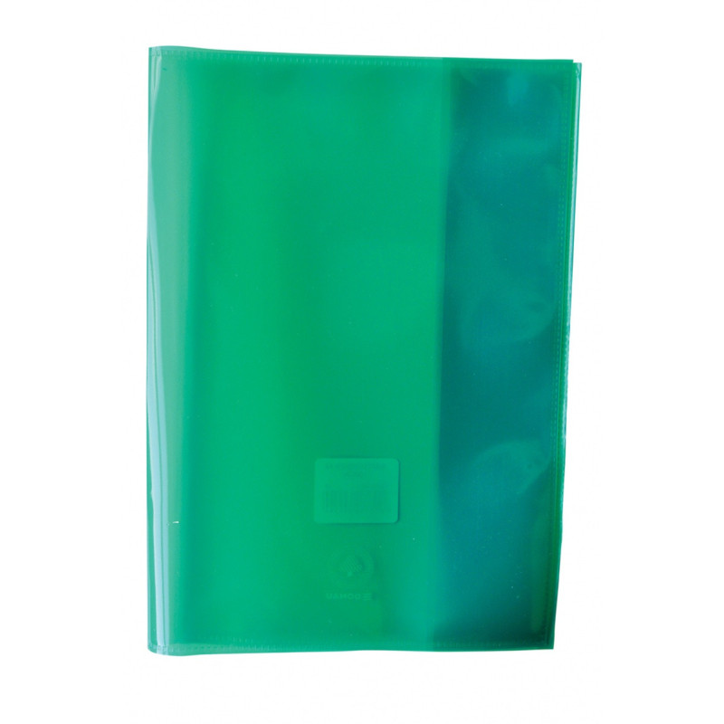 Okładka na zeszyt GIMBOO, krystaliczna, A4, 150mikr., zielona