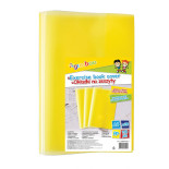 Okładka na zeszyt GIMBOO, krystaliczna, A4, 150mikr., żółta