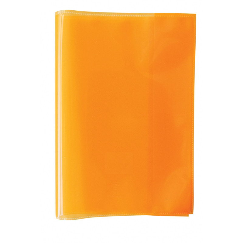 Okładka na zeszyt GIMBOO, krystaliczna, A4, 150mikr., pomarańczowa