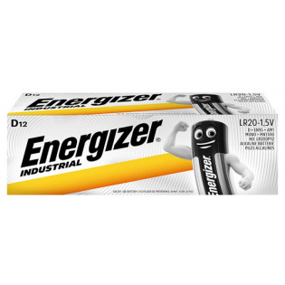 Bateria ENERGIZER Industrial, D, LR20, 1,5V, 12szt.