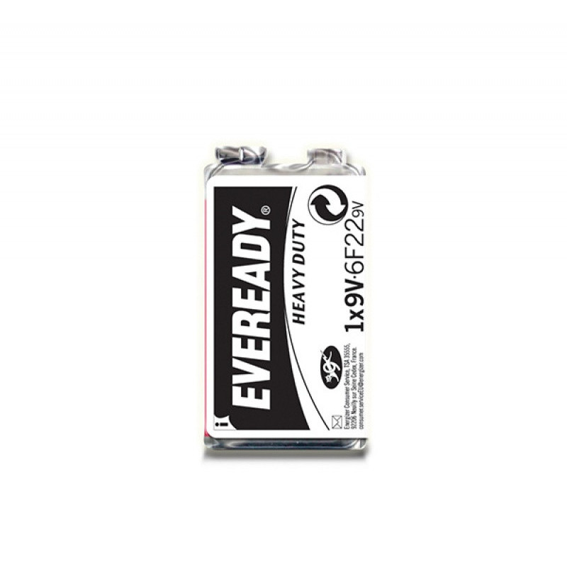 Bateria EVEREADY Heavy Duty, E, 6F22,9V