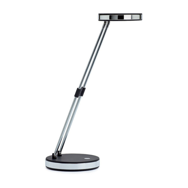 Lampka LED na biurko MAULpuck, 5W, składana, czarna