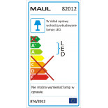 Lampka LED na biurko MAULpuck, 5W, składana, czarna