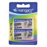 Zszywki KANGARO, No. 10-1M, 2x1000 szt., blister