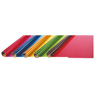 Folia prezentowa FOLIA PAPER, 70x200cm, w rolce, transparentne kolory