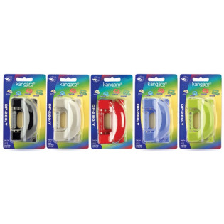 Dziurkacz KANGARO DP-280Y, dziurkuje do 11 kartek, blister, mix kolorów