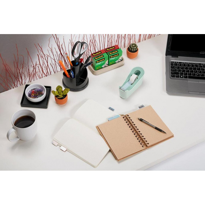 Taśma biurowa SCOTCH® Magic™ (8-1933R14 TPR), matowa, 19mm, 33m, 12szt., 2 rolki GRATIS