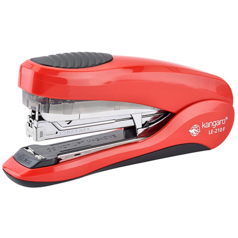 Zszywacz KANGARO LE-210F, zszywa do 40 kartek, czerwony