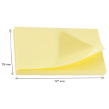 Karteczki samoprzylepne POST-IT® (655CY-VP20), 127x76mm, (16+4)x100 kart., żółte, 4 bloczki GRATIS