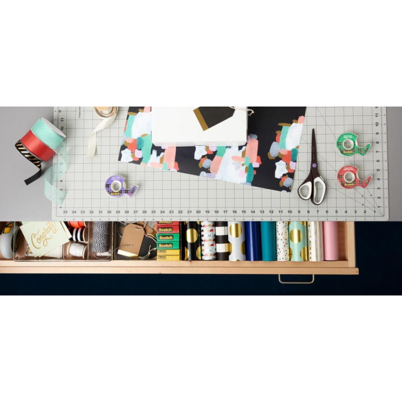 Taśma biurowa SCOTCH® Crystal Clear (600), transparentna, 19mm, 10m