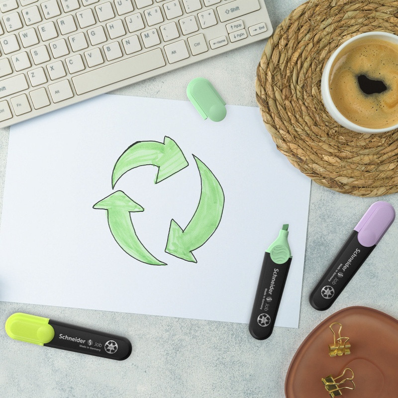 Display zakreślaczy SCHNEIDER Job, 1-5 mm, 150 szt., miks kolorów