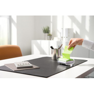 Podajnik do karteczek samoprzylepnych POST-IT® Pro (PRO-W-12SSCOL-R330), biały, w zestawie 12 bloczków Super Sticky Z-Notes