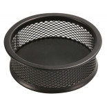 Pojemnik na spinacze Q-CONNECT Office Set, metalowy, czarny