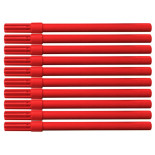Flamaster biurowy OFFICE PRODUCTS, 10szt., czerwony