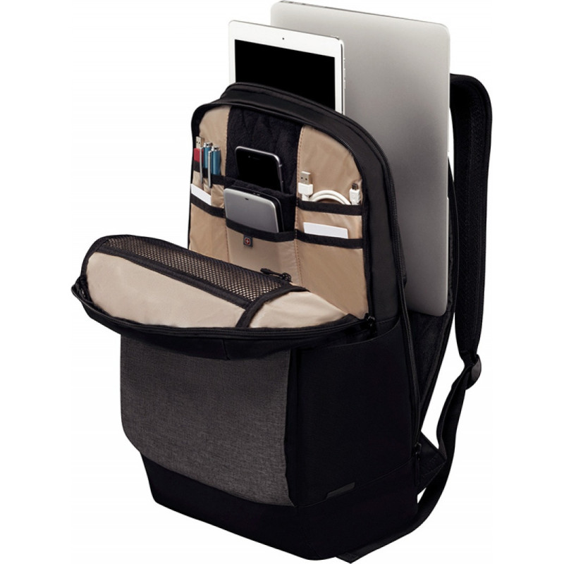 Plecak WENGER Bahn, 16", 320x480x190mm, czarny/szary