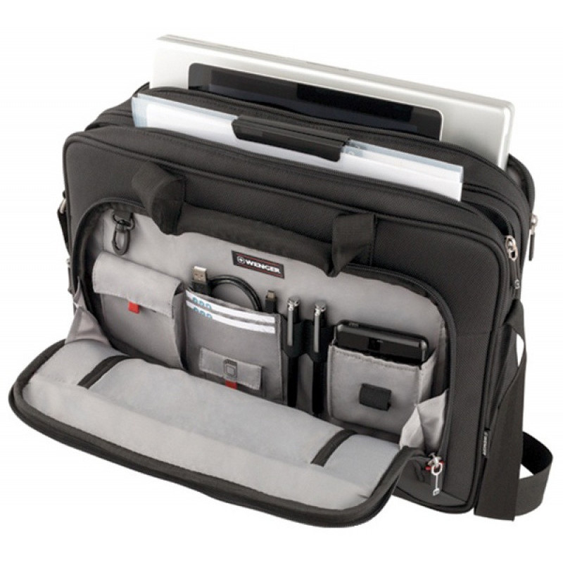 Torba na laptopa WENGER Prospectus, 16", 420x330x150mm, czarna