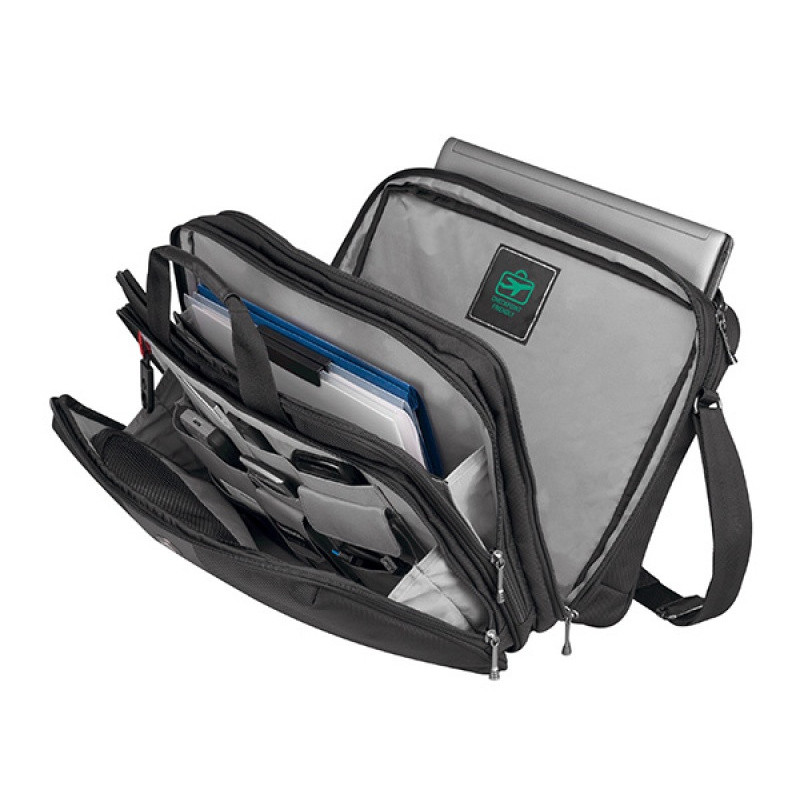 Torba na laptopa WENGER Legacy, 17", 420x320x210mm, czarna/szara