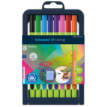 Zestaw cienkopisów SCHNEIDER Line-Up, 0,4mm, stojak, 8 szt., miks kolorów