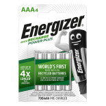 Akumulator ENERGIZER Power Plus, AAA, HR03, 1,2V, 700mAh, 4szt.