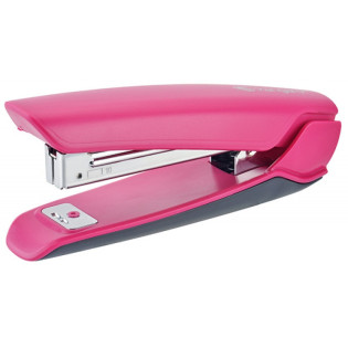Zszywacz KANGARO Nowa-10/S, zszywa do 15 kartek, plastikowy, w pudełku PP, różowy