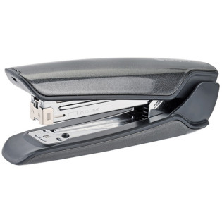Zszywacz KANGARO Nowa-335S/S, zszywa do 30 kartek, metalowy, w pudełku PP, metaliczny szary