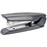 Zszywacz KANGARO Nowa-335S/S, zszywa do 30 kartek, metalowy, w pudełku PP, metaliczny szary