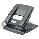 Dziurkacz KANGARO Aion-20/S, dziurkuje do 20 kartek, metalowy, w pudełku PP, metaliczny szary